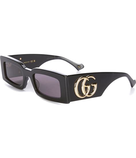 gucci 60mm embellished rectangular sunglasses|Gucci generation 53mm rectangular sunglasses.